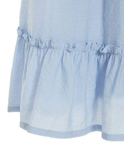 Candy Stripper（キャンディストリッパー）の「SHIRRING JUMPER スカート（ジャンパースカート・レディース・ライトブルー/ブラック/ホワイト×ブラック・2）」の10枚目の写真