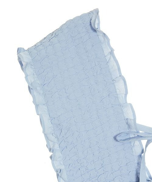 Candy Stripper（キャンディストリッパー）の「SHIRRING JUMPER スカート（ジャンパースカート・レディース・ライトブルー/ブラック/ホワイト×ブラック・2）」の8枚目の写真