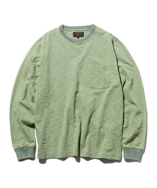 BEAMS PLUS（ビームスプラス）の「インディゴ スラブ ヤーン ポケット Tシャツ（Tシャツ/カットソー・メンズ・サックスブルー/その他/ネイビー・S/XL/L/M）」の3枚目の写真
