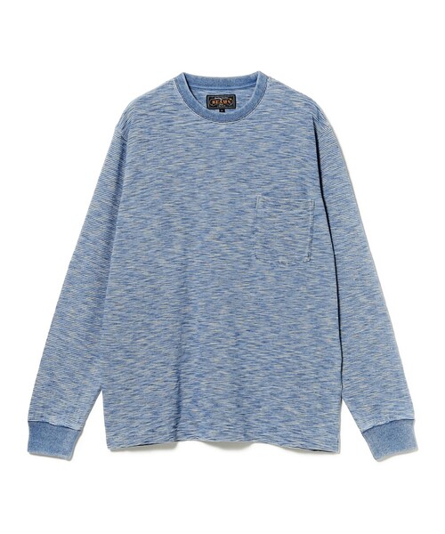 BEAMS PLUS（ビームスプラス）の「インディゴ スラブ ヤーン ポケット Tシャツ（Tシャツ/カットソー・メンズ・サックスブルー/その他/ネイビー・S/XL/L/M）」の8枚目の写真