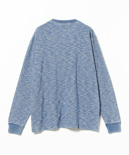 BEAMS PLUS（ビームスプラス）の「インディゴ スラブ ヤーン ポケット Tシャツ（Tシャツ/カットソー・メンズ・サックスブルー/その他/ネイビー・S/XL/L/M）」の9枚目の写真
