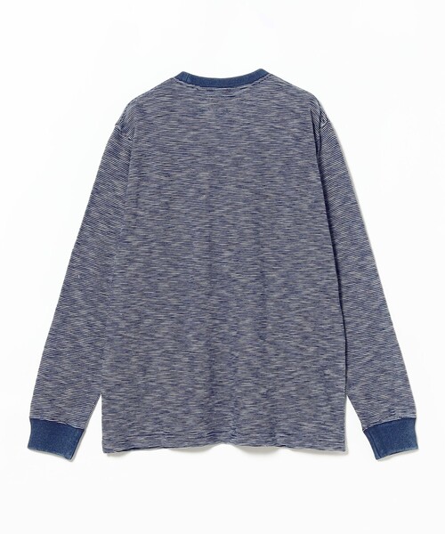 BEAMS PLUS（ビームスプラス）の「インディゴ スラブ ヤーン ポケット Tシャツ（Tシャツ/カットソー・メンズ・サックスブルー/その他/ネイビー・S/XL/L/M）」の12枚目の写真