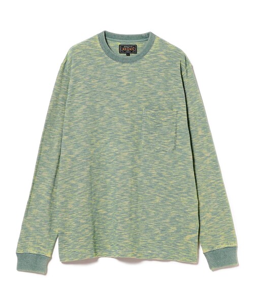 BEAMS PLUS（ビームスプラス）の「インディゴ スラブ ヤーン ポケット Tシャツ（Tシャツ/カットソー・メンズ・サックスブルー/その他/ネイビー・S/XL/L/M）」の14枚目の写真
