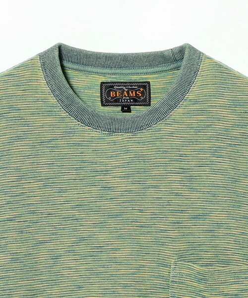 BEAMS PLUS（ビームスプラス）の「インディゴ スラブ ヤーン ポケット Tシャツ（Tシャツ/カットソー・メンズ・サックスブルー/その他/ネイビー・S/XL/L/M）」の15枚目の写真