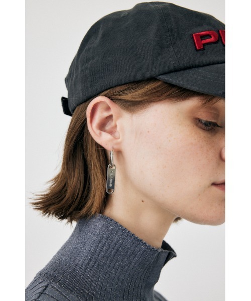 MOUSSY(マウジー)の「PLATE イヤリング(ピアス(両耳用)・レディース・ゴールド/シルバー・FREE)」の2枚目の写真
