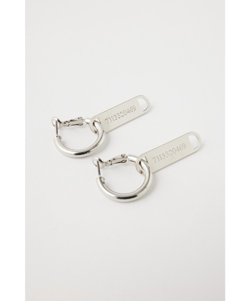 MOUSSY(マウジー)の「PLATE イヤリング(ピアス(両耳用)・レディース・ゴールド/シルバー・FREE)」の10枚目の写真