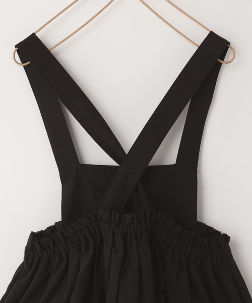 LOWRYS FARM（ローリーズファーム）の「シシュウエプロンワンピース　100712（ワンピース・キッズ・ブラック/ホワイト・110cm/130cm/150cm）」の14枚目の写真