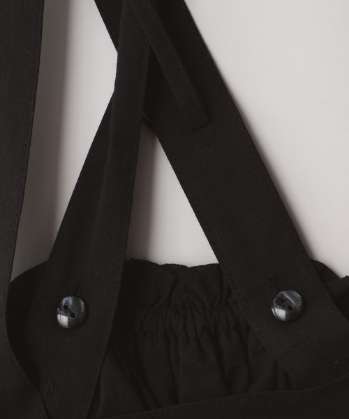 LOWRYS FARM（ローリーズファーム）の「シシュウエプロンワンピース　100712（ワンピース・キッズ・ブラック/ホワイト・110cm/130cm/150cm）」の15枚目の写真