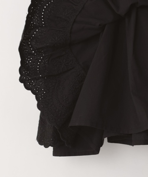 LOWRYS FARM（ローリーズファーム）の「シシュウエプロンワンピース　100712（ワンピース・キッズ・ブラック/ホワイト・110cm/130cm/150cm）」の16枚目の写真