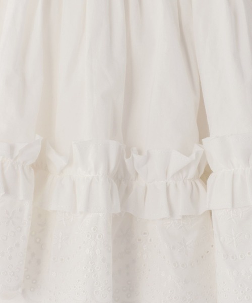 LOWRYS FARM（ローリーズファーム）の「シシュウエプロンワンピース　100712（ワンピース・キッズ・ブラック/ホワイト・110cm/130cm/150cm）」の18枚目の写真