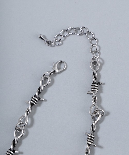 Figments（フィグメンツ）の「ワイヤーチョーカー（ネックレス・レディース・シルバー・FREE）」の4枚目の写真