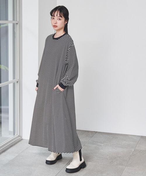 ボーダーコットンワンピース florence ☆ A.P.C. ボーダーコットンワンピース florence ☆ A.P.C. (A.P.C.