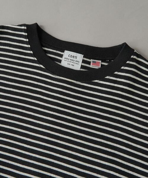 coen(コーエン)の「USAコットンレトロボーダーフレアマキシワンピース(ワンピース・レディース・ホワイト/ブラック/ブラウン/オレンジ・FREE)」の11枚目の写真