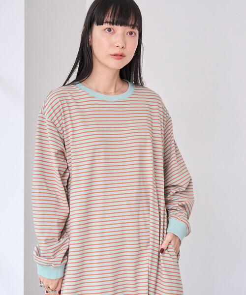 ボーダーコットンワンピース florence ☆ A.P.C. ボーダーコットンワンピース florence ☆ A.P.C. (A.P.C.