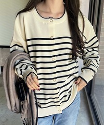 GeeRA | 前後2way配色スポンディッシュカーディガン(カーディガン/ボレロ)