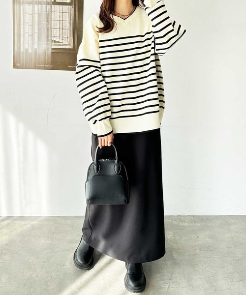 GeeRA（ジーラ）の「前後2way配色スポンディッシュカーディガン（カーディガン/ボレロ・レディース・モカ/ブラック/アイボリー/その他・SMALL/MEDIUM/LARGE）」の18枚目の写真