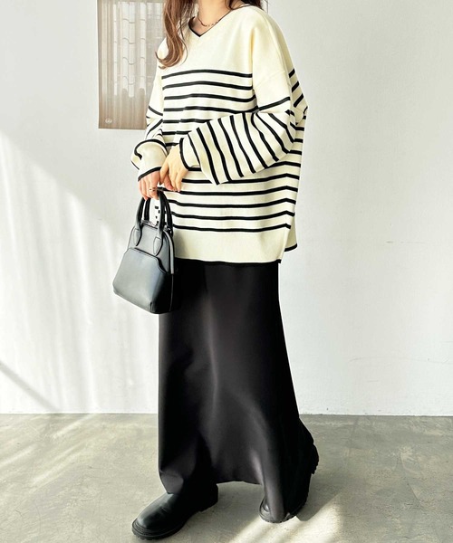 GeeRA（ジーラ）の「前後2way配色スポンディッシュカーディガン（カーディガン/ボレロ・レディース・モカ/ブラック/アイボリー/その他・SMALL/MEDIUM/LARGE）」の19枚目の写真