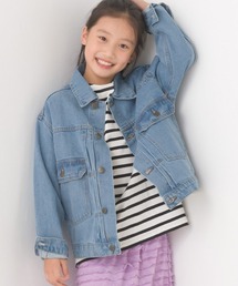 OMNES | キッズビッグシルエット デニムジャケット(デニムジャケット)