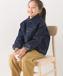 OMNES | キッズビッグシルエット デニムジャケット(デニムジャケット)