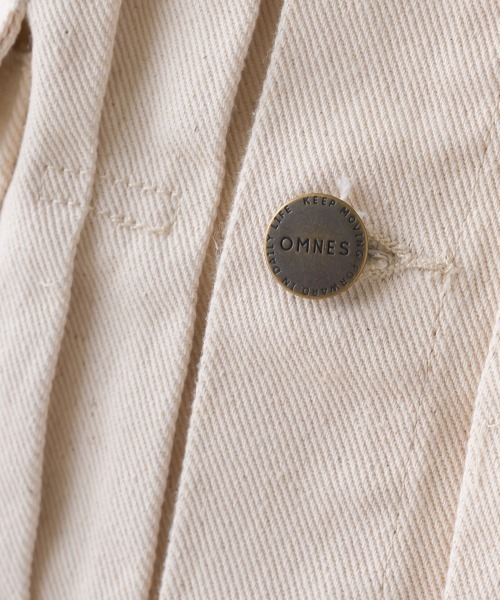 OMNES（オムネス）の「キッズビッグシルエット デニムジャケット（デニムジャケット・キッズ・ホワイト系その他/ブルー系その他/ワンウォッシュ・140/120/100）」の8枚目の写真