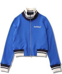 BadBlue（バッドブルー）の「BadBlue (バッドブルー) Logo Crop Zipup Jersey Blue（ジャージ）」