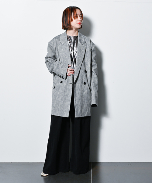 CITYSHOP（シティーショップ）の「TACK COTTON CHINO：パンツ（チノパンツ・レディース・ベージュ/ブラック・36/38）」の12枚目の写真