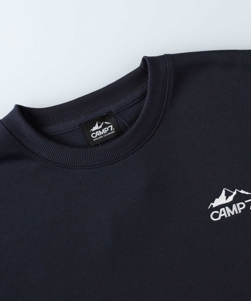 CAMP7（キャンプセブン）の「【CAMP7】DMX吸水速乾クルースウェット（パーカー・メンズ・グレー/ネイビー/ブラック・S/M/L/XL）」の9枚目の写真