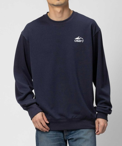 CAMP7（キャンプセブン）の「【CAMP7】DMX吸水速乾クルースウェット（パーカー・メンズ・グレー/ネイビー/ブラック・S/M/L/XL）」の17枚目の写真