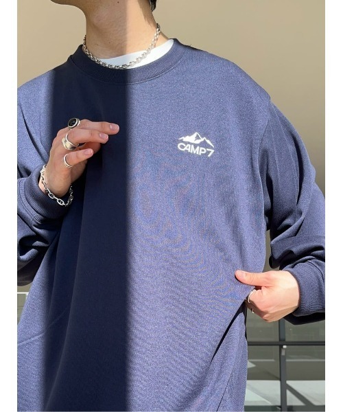 CAMP7（キャンプセブン）の「【CAMP7】DMX吸水速乾クルースウェット（パーカー・メンズ・グレー/ネイビー/ブラック・S/M/L/XL）」の22枚目の写真