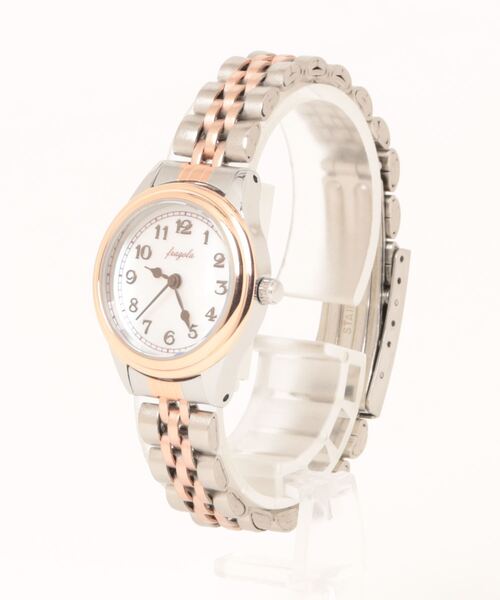 Three Four Time（ｽﾘｰﾌｫｰﾀｲﾑ）の「クラシカルメタルウォッチ(生活防水)（アナログ腕時計・レディース・ゴールド/ピンクゴールド/シルバー・FREE）」の3枚目の写真