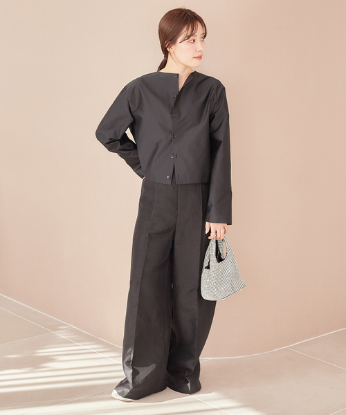 plage（プラージュ）の「Silk Mix Taffeta T ブラウス（シャツ