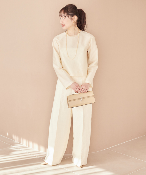 plage（プラージュ）の「Silk Mix Taffeta T ブラウス（シャツ
