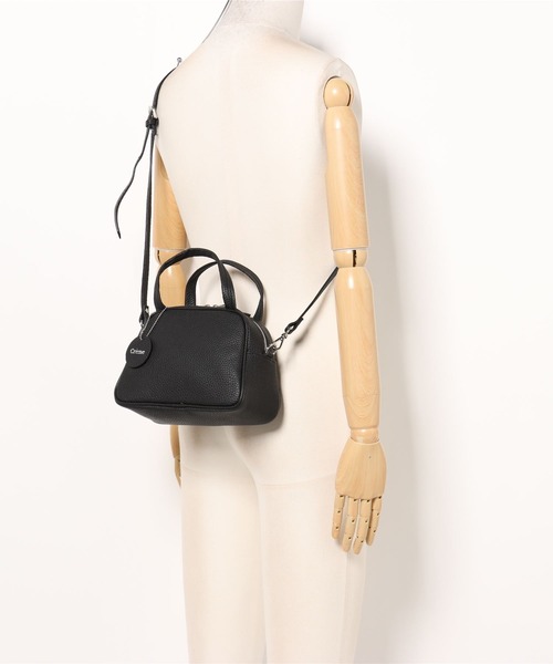 LAVEANGE（ラビアンジェ）の「カウレザーミニボストンショルダーバッグ（ショルダーバッグ・レディース・シルバー/ブラック・F）」の17枚目の写真