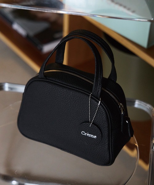 LAVEANGE（ラビアンジェ）の「カウレザーミニボストンショルダーバッグ（ショルダーバッグ・レディース・シルバー/ブラック・F）」の19枚目の写真