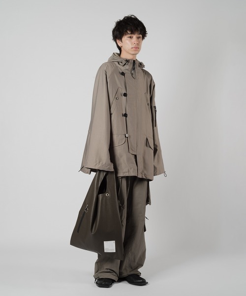 Wizzard（ウィザード）の「Wizzard ウィザード / MARKET BAG / W24SS-AC010（トートバッグ・メンズ・ダークブラウン/ブラック/キナリ・FREE）」の7枚目の写真