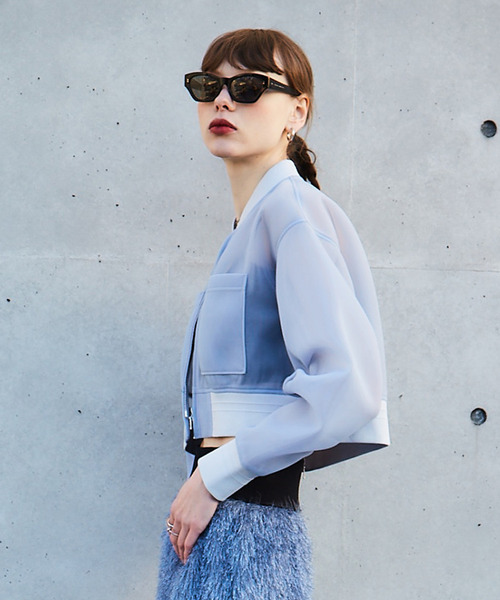 シアーショート丈MA-1