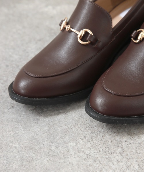 Cheek（チーク）の「ビット付きローファー（ローファー・レディース・ブラック/ダークブラウン・LARGE/MEDIUM/SMALL）」の4枚目の写真