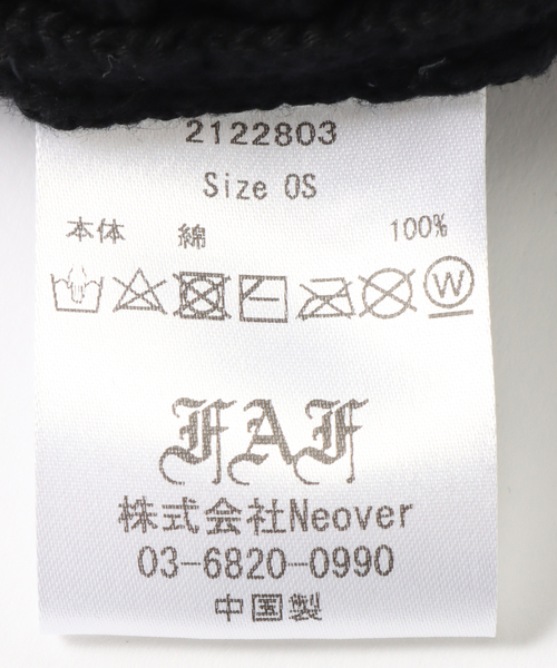 FAKE AS FLOWERS(FAF) ビーニー FAF -FAKE AS FLOWERS- / WORLD PEACE BEANIE / フェイクアス