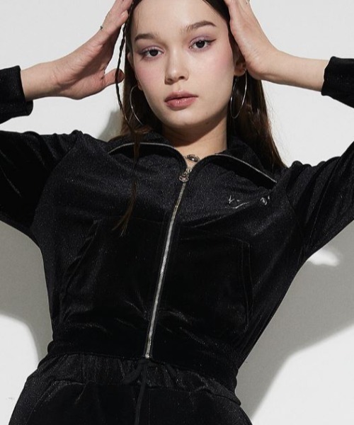 セール】OW VELVET ZIP UP（パーカー）｜LUVISTRUE（ラヴイズトゥルー