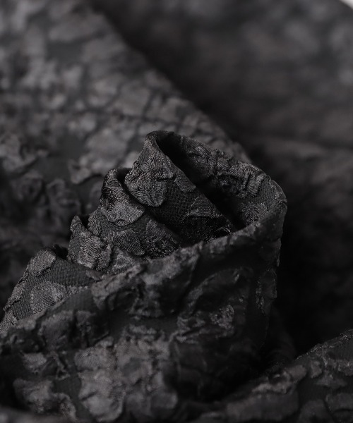 antiqua(アンティカ)の「ジャガードショートジャケット(ノーカラージャケット・レディース・ブラック・ONESIZE)」の21枚目の写真
