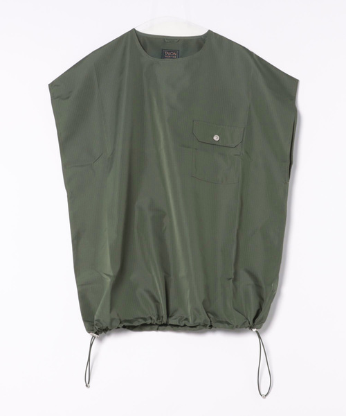 TAION（タイオン）の「MILITARY NO SLEEVE CUT SEW　CS01NDML-1（Tシャツ/カットソー・メンズ・グリーン・LARGE/XX-LARGE/X-LARGE/3）」の7枚目の写真