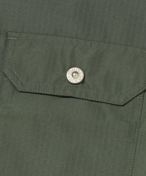 TAION（タイオン）の「MILITARY NO SLEEVE CUT SEW　CS01NDML-1（Tシャツ/カットソー・メンズ・グリーン・LARGE/XX-LARGE/X-LARGE/3）」の4枚目の写真