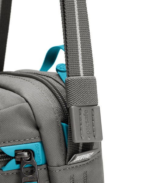 pacsafe(パックセーフ)の「pacsafe/パックセーフ GO Micro Crossbody/マイクロクロスボディ(ショルダーバッグ・メンズ・ブラック/ミント/グレー/グリーン・FREE)」の20枚目の写真