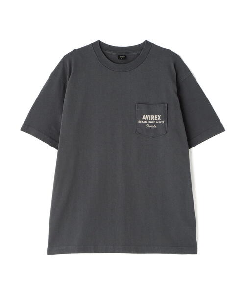 AVIREX（アヴィレックス）の「NORSE ART T-SHIRT FRAMINGO / ノーズアート Tシャツ フラミンゴ / AVIREX / アヴィレックス（Tシャツ/カットソー・メンズ・ブルー/ブラック/ナチュラル・XX-LARGE/X-LARGE/LARGE/MEDIUM）」の17枚目の写真