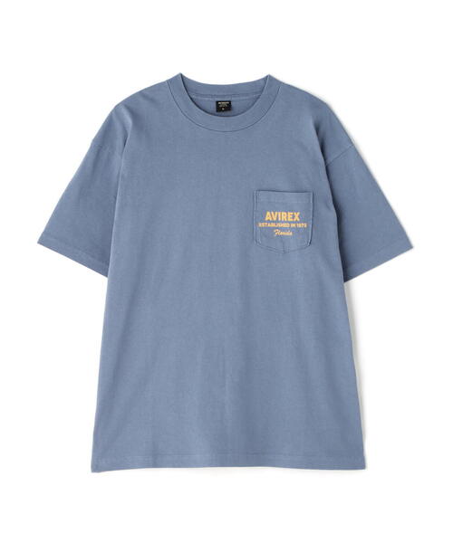 AVIREX（アヴィレックス）の「NORSE ART T-SHIRT FRAMINGO / ノーズアート Tシャツ フラミンゴ / AVIREX / アヴィレックス（Tシャツ/カットソー・メンズ・ブルー/ブラック/ナチュラル・XX-LARGE/X-LARGE/LARGE/MEDIUM）」の12枚目の写真