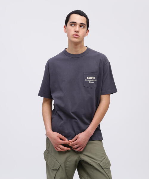 AVIREX（アヴィレックス）の「NORSE ART T-SHIRT FRAMINGO / ノーズアート Tシャツ フラミンゴ / AVIREX / アヴィレックス（Tシャツ/カットソー・メンズ・ブルー/ブラック/ナチュラル・XX-LARGE/X-LARGE/LARGE/MEDIUM）」の20枚目の写真