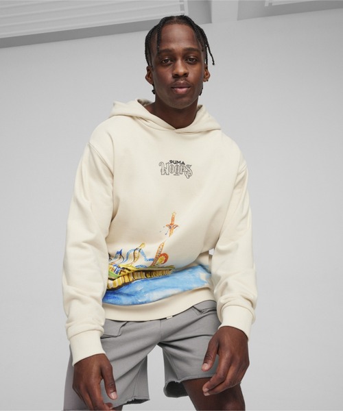 【セール】PUMA プーマ メンズ バスケットボール ショータイム フーディー（パーカー）｜PUMA（プーマ）