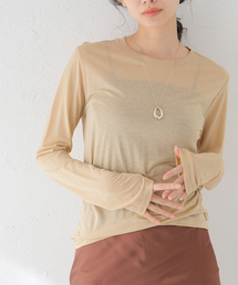 【BASERANGE/ベースレンジ】LONG SLEEVE TEE:カットソー