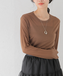【BASERANGE/ベースレンジ】LONG SLEEVE TEE：カットソー