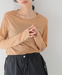 【BASERANGE/ベースレンジ】LONG SLEEVE TEE:カットソー